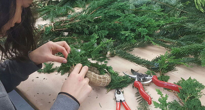 Adventskranzen im GZ Roos